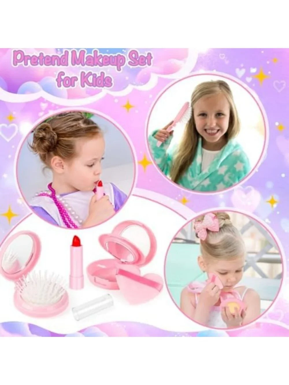 Play Purse & 34PCS Sports Set - Fun Princess Toys for Girls Ages 3-12